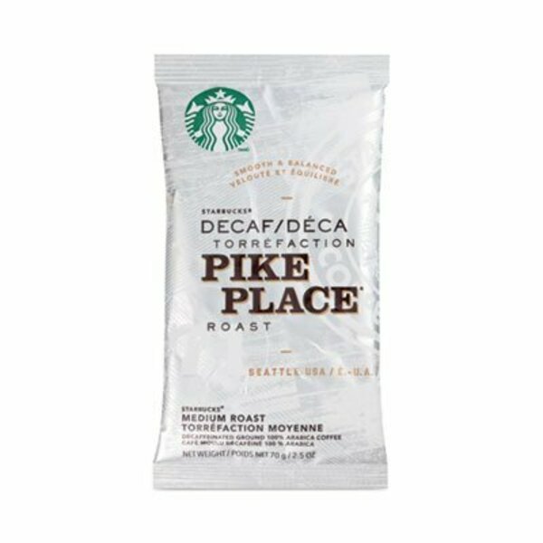 Starbucks Coffee Co Coffee, Pike Place Decaf, 2.7 oz Packet, 72PK 11023061CT